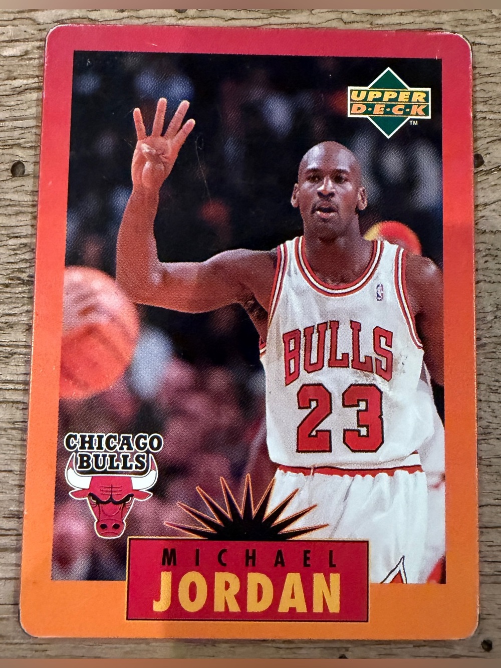 1996 Upper Deck Michael Jordan Metal #1 Chicago Bulls Vintage Card